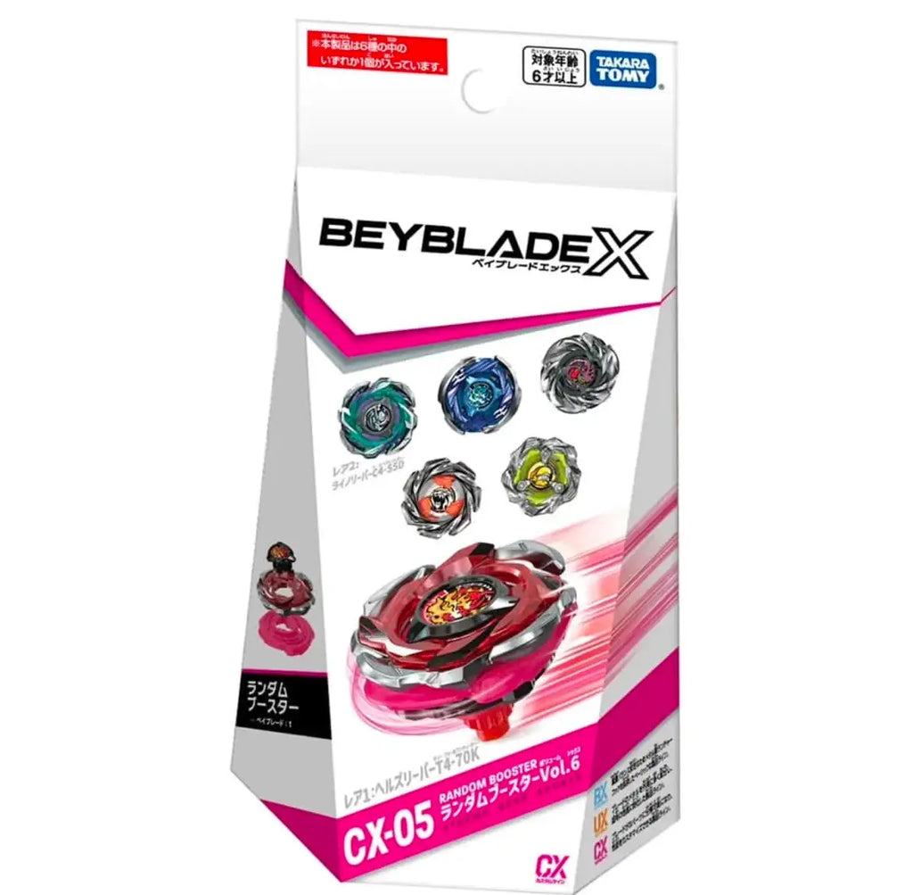[Pre-Order 2nd lot - July 2025] Takara Tomy Beyblade X CX-05 Fullset Vol 5 HellsReaper T4-70K