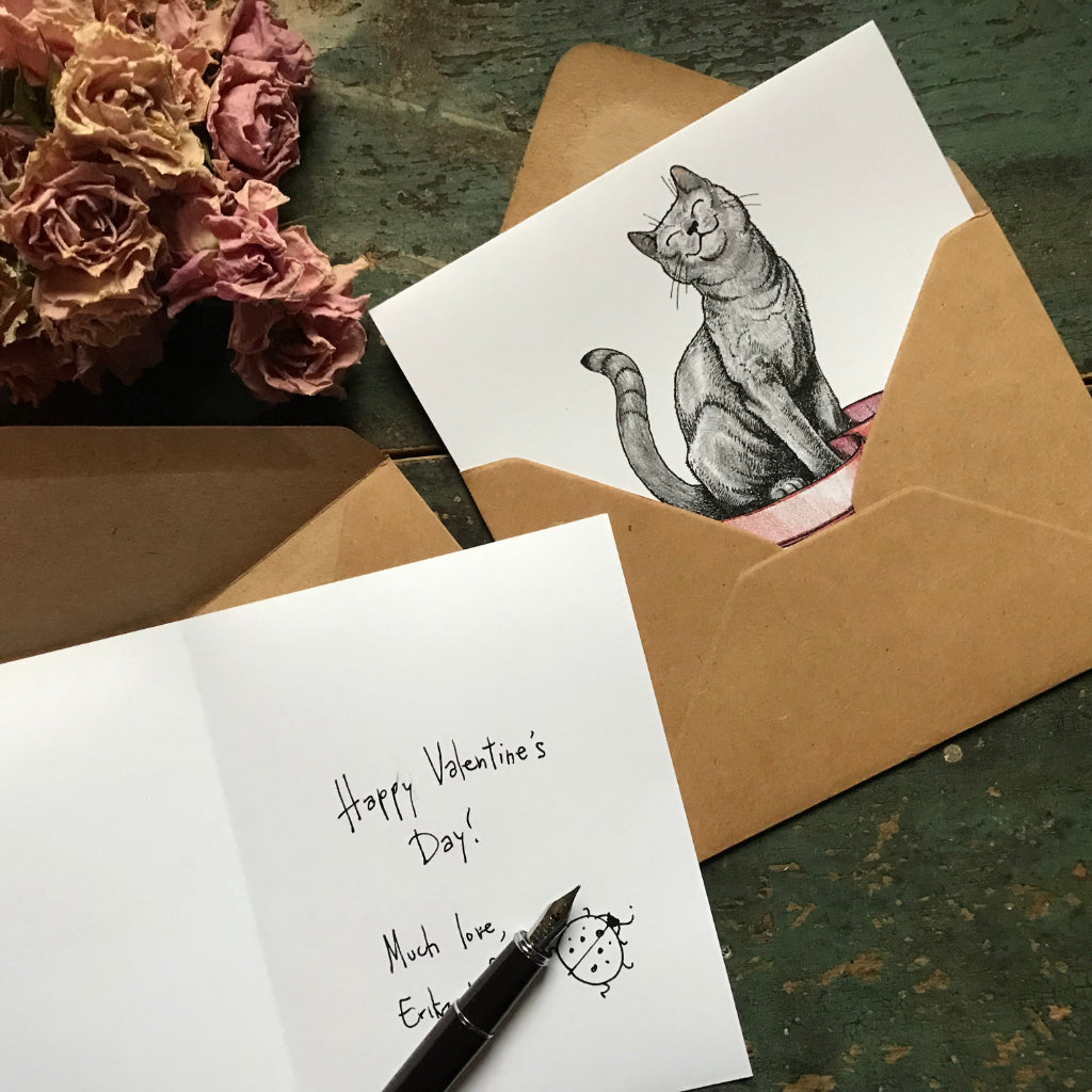 Zoolentines Valentine Greeting Cards - Set of 5