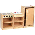 Safe-Play Eco-Friendly Toddler Toy Kitchen | 3 Piece Set